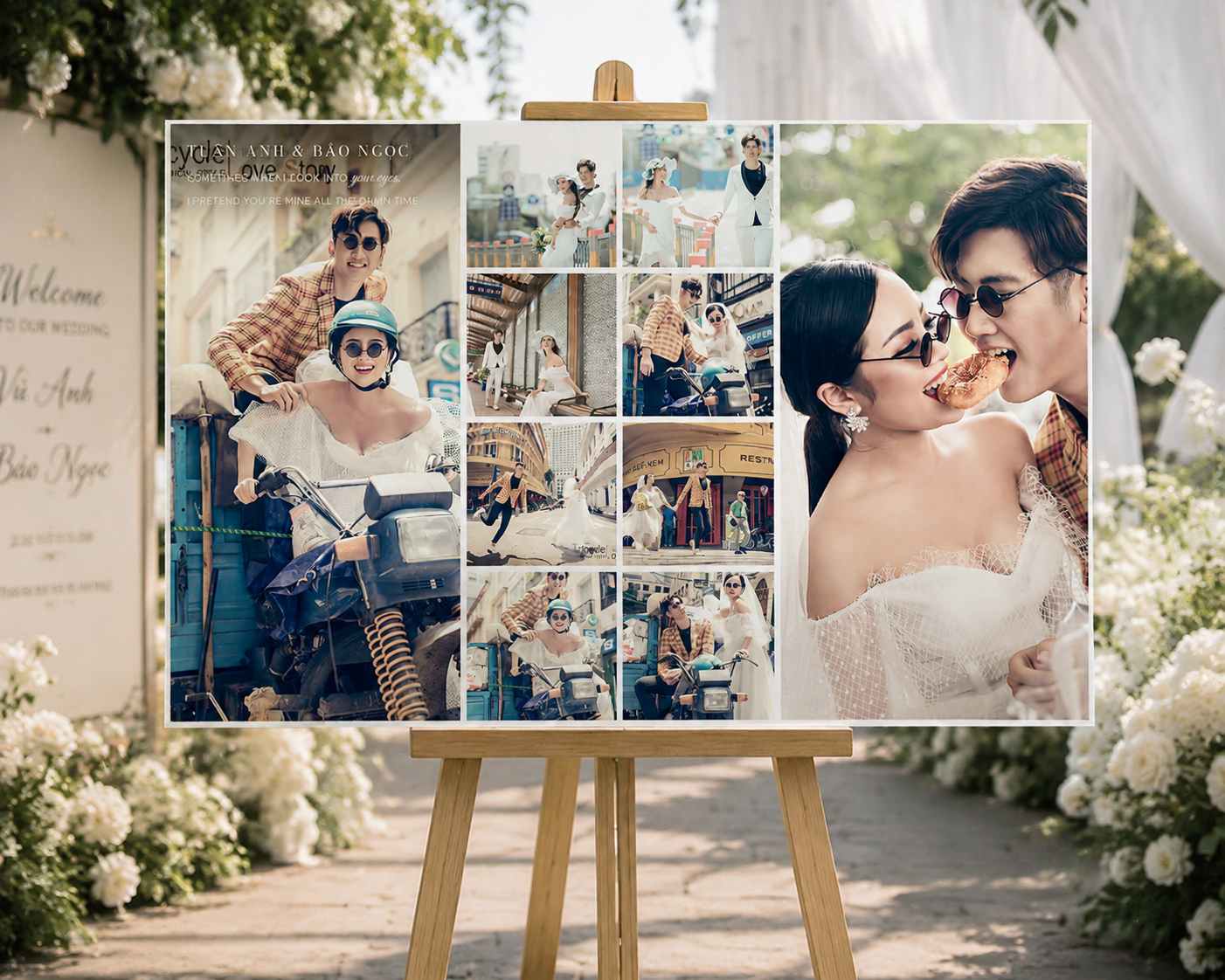 Thiết kế ảnh cổng Collage (Ghép nhiều ảnh nhỏ)